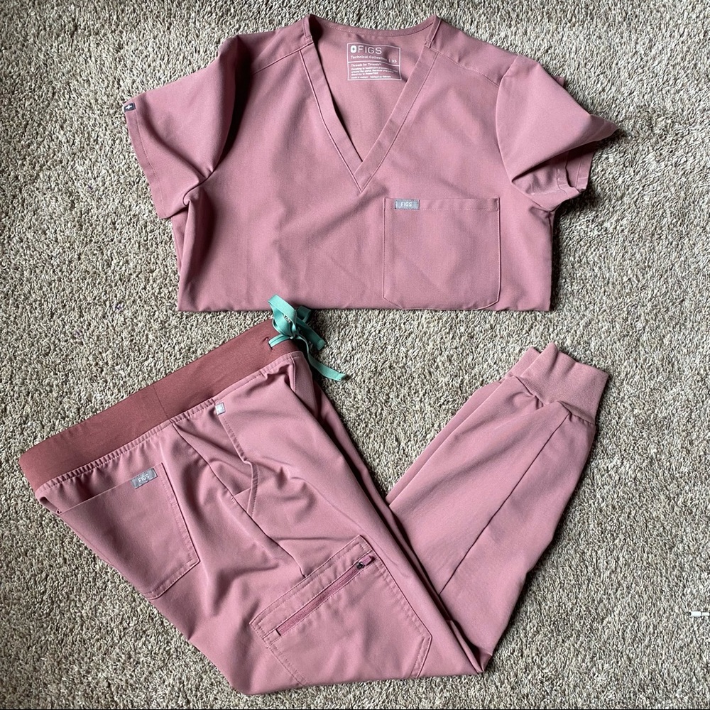 ❌SOLD in M❌  Scrub Set in Mineral Mauve